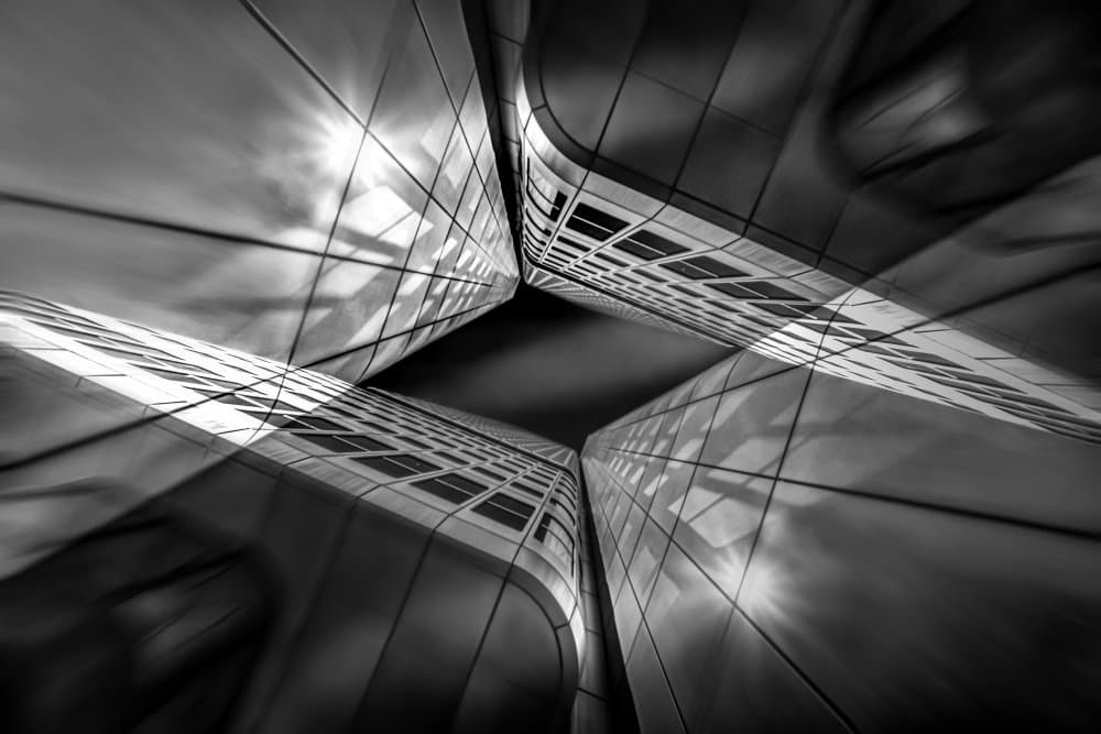 Abstract Urban Geometry by Stephan Rückert — canvas wall art