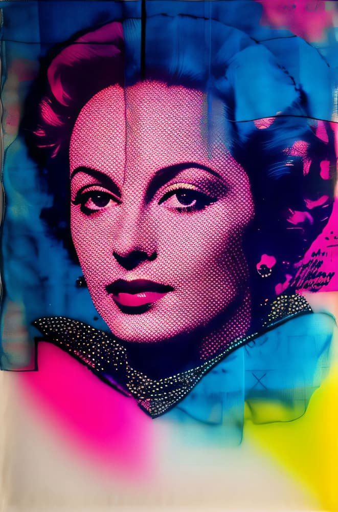 Elegant Pop Art Woman by Cicero Spin — canvas wall art