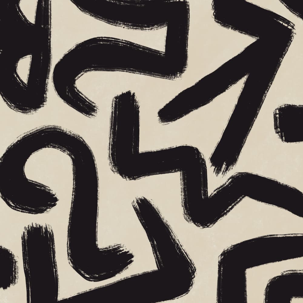 Bold Abstract Brushstrokes by Little Dean — canvas wall art