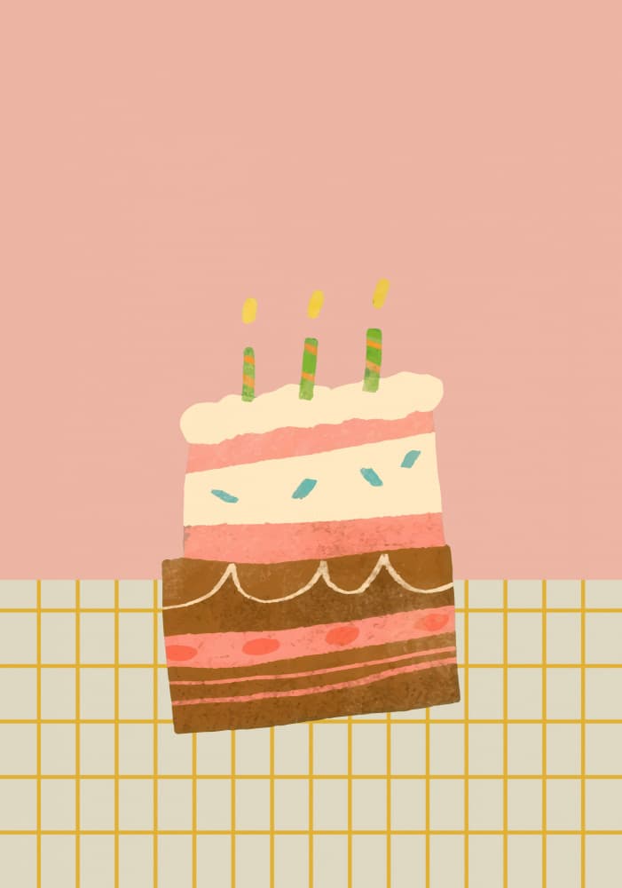 Sweet Birthday Cake by Neetesh Kumar — canvas wall art