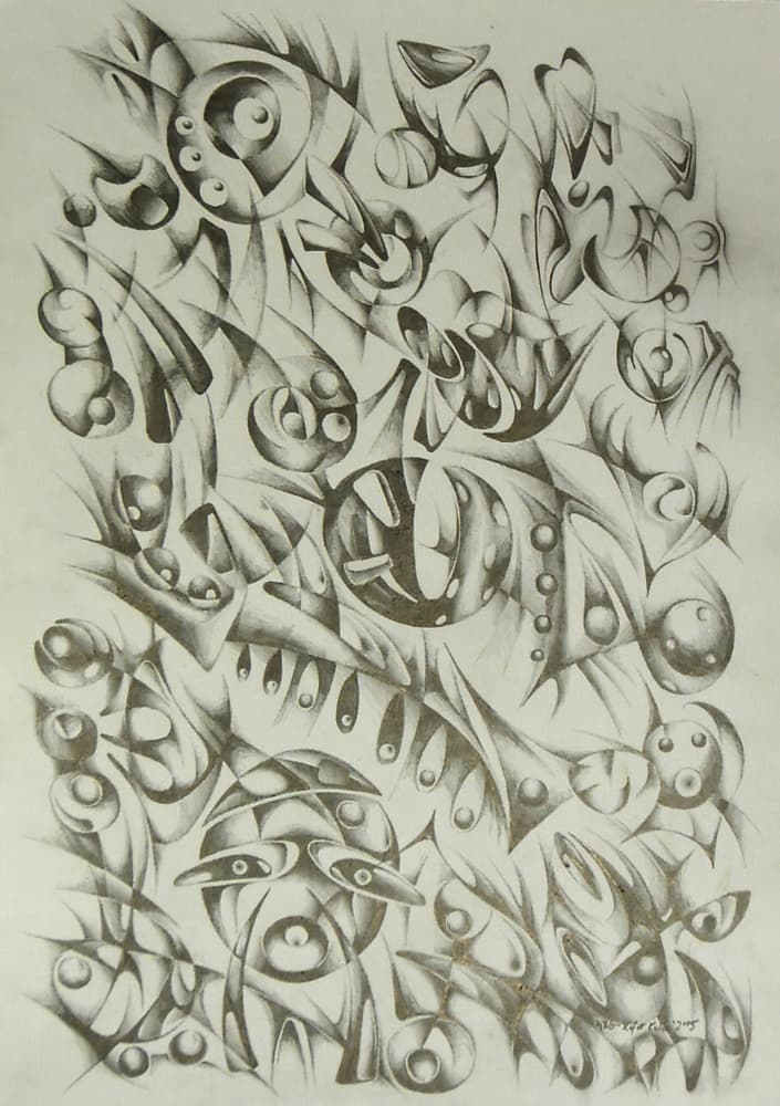 Abstract Dynamic Forms by Kulik — canvas wall art