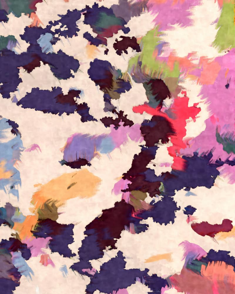 Vibrant Abstract Brushstrokes by Uma Gokhale — canvas wall art