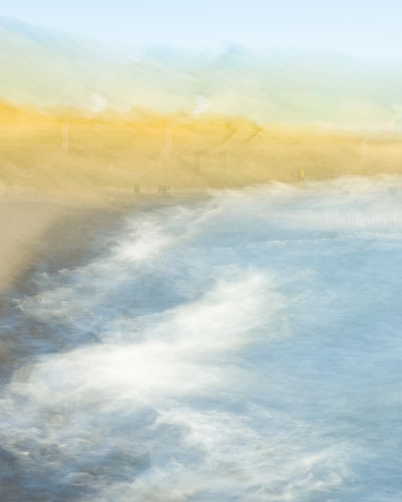 Dreamy Coastal Blur by Michelle Degryse — canvas wall art
