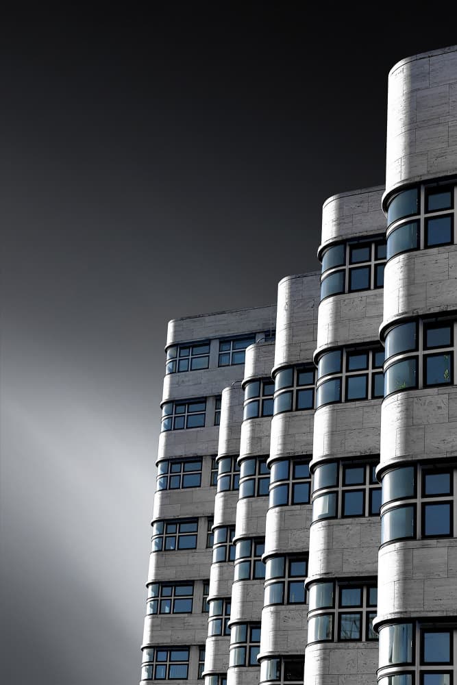Modern Urban Curves by Jorge Pimenta — canvas wall art