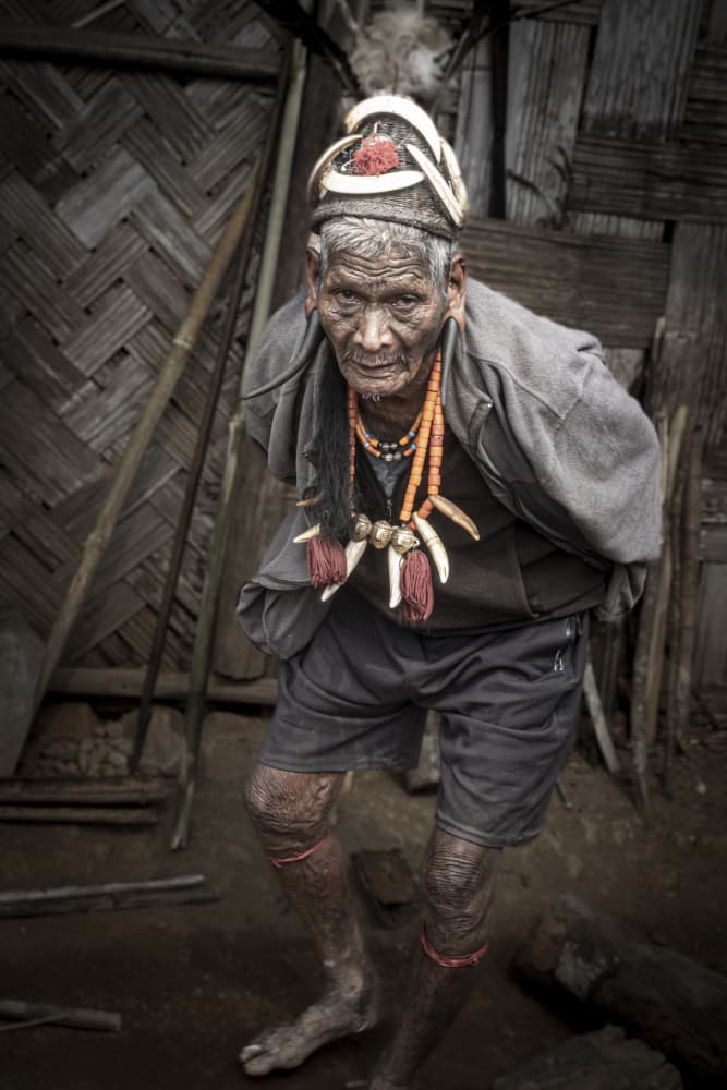 Wise Tribal Elder by Elena Molina — canvas wall art