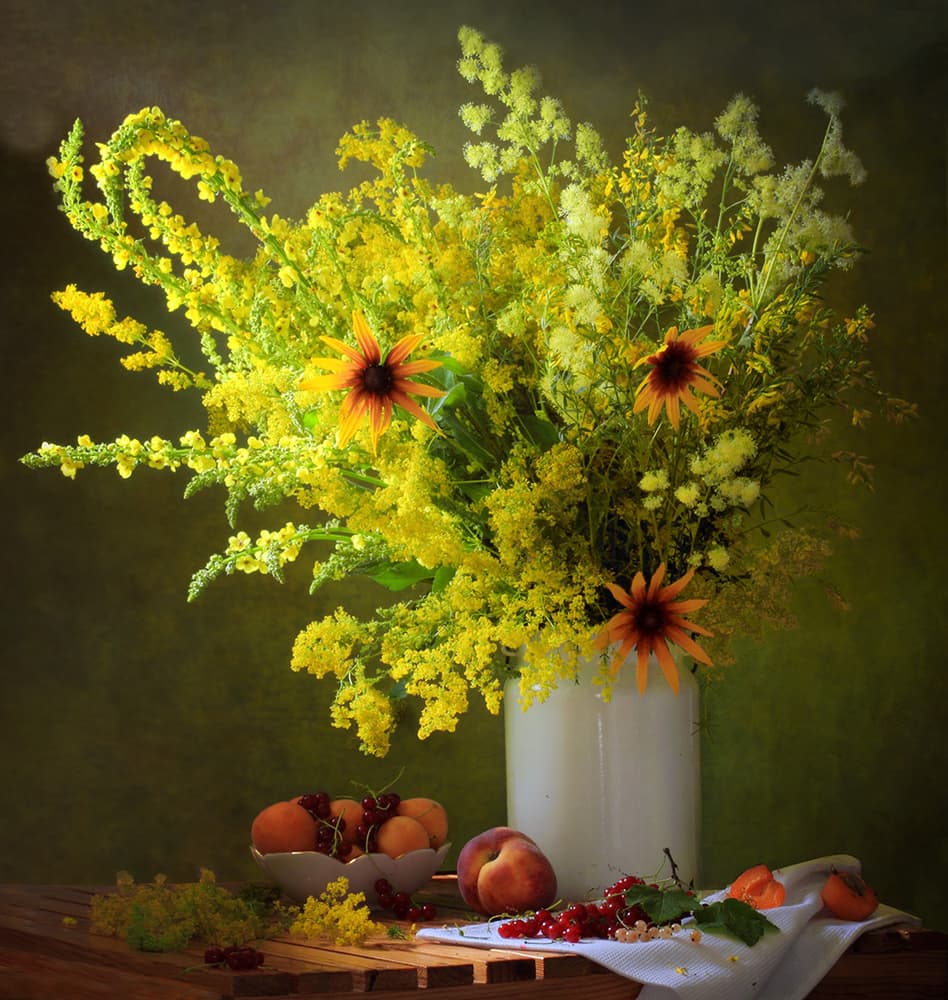 Rustic Summer Still Life by Tatyana Skorokhod — canvas wall art