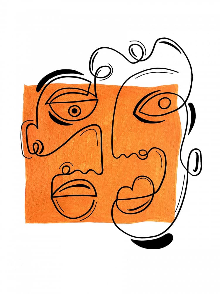 The Laughing Heart Iii by Shatha Al Dafai — canvas wall art