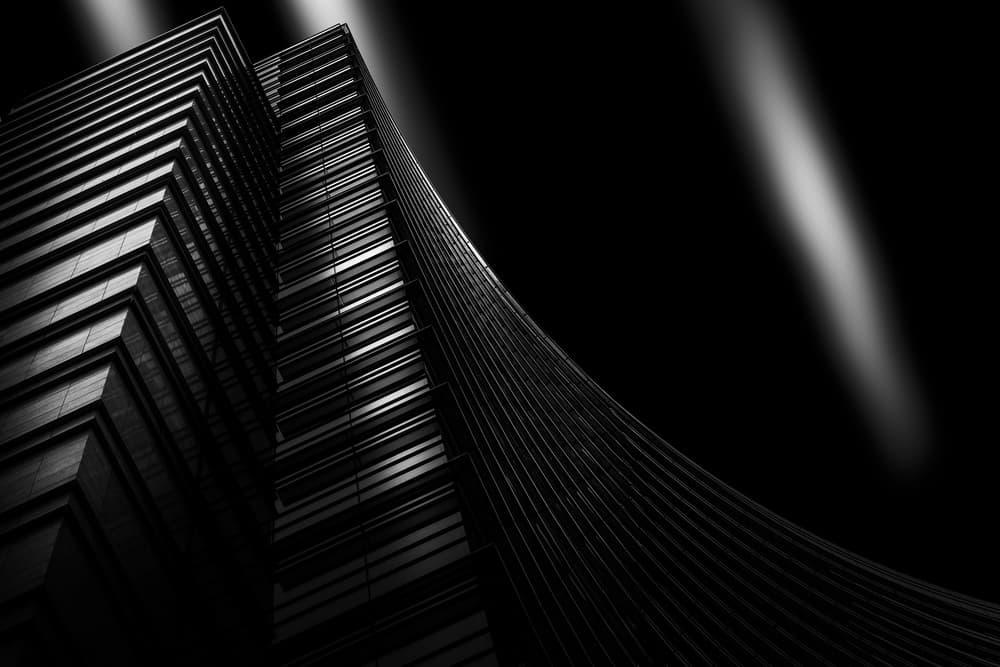 Modern Skyscraper Lines by Luigi Greco — canvas wall art