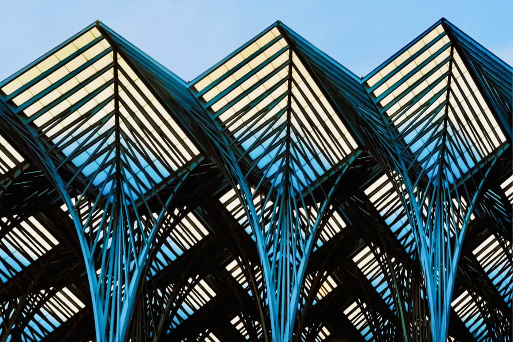 Modern Geometric Architecture by Arnon Orbach — canvas wall art