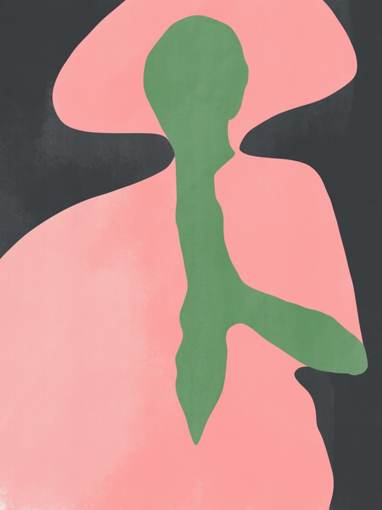 Silhouette Harmony by Little Dean — canvas wall art