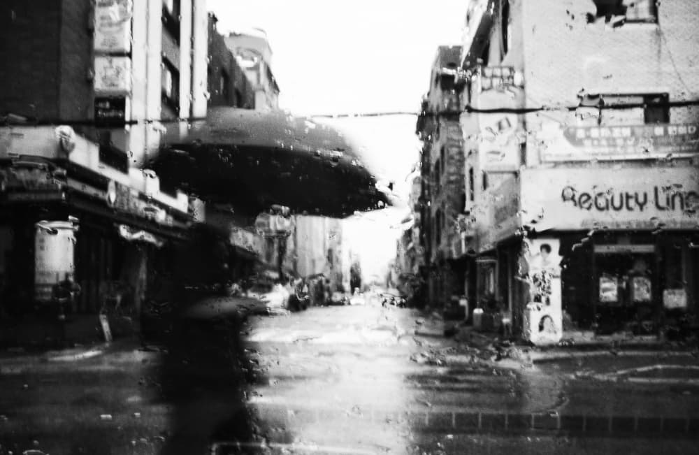 Rainy City Umbrella by Mi Young Choi — canvas wall art