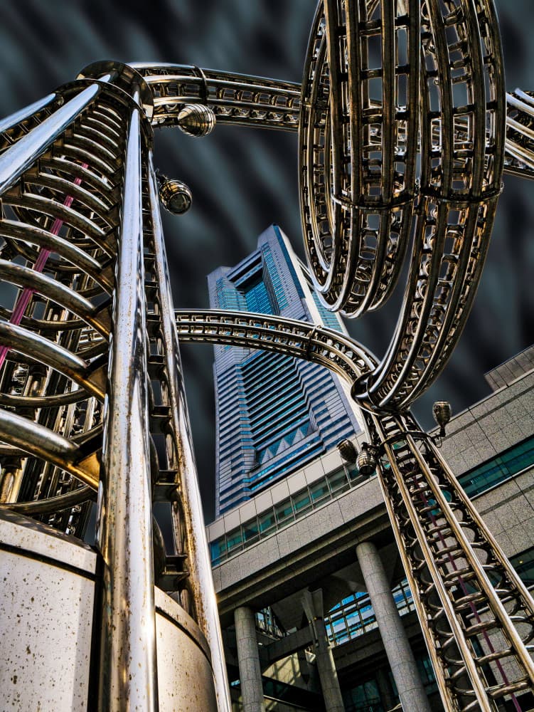 Sleek Urban Architecture by Atsushi Inamura — canvas wall art