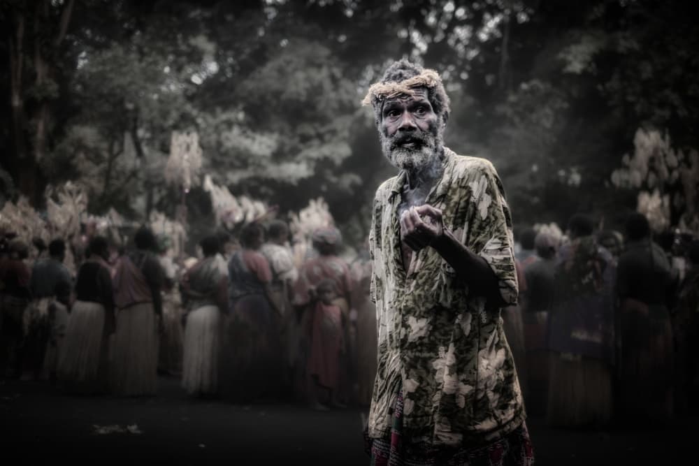 Solemn Elder Portrait by Pavol Stranak — canvas wall art