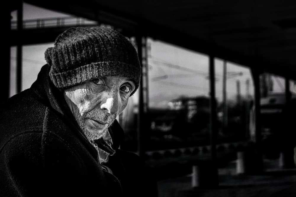 Weathered Gaze by Todor Tanev — canvas wall art