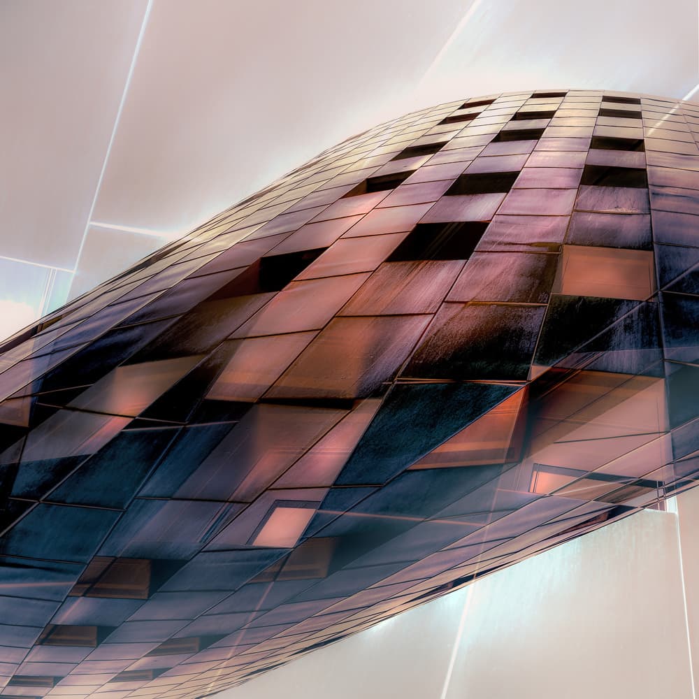 Sleek Urban Geometry by Marc Huybrighs — canvas wall art