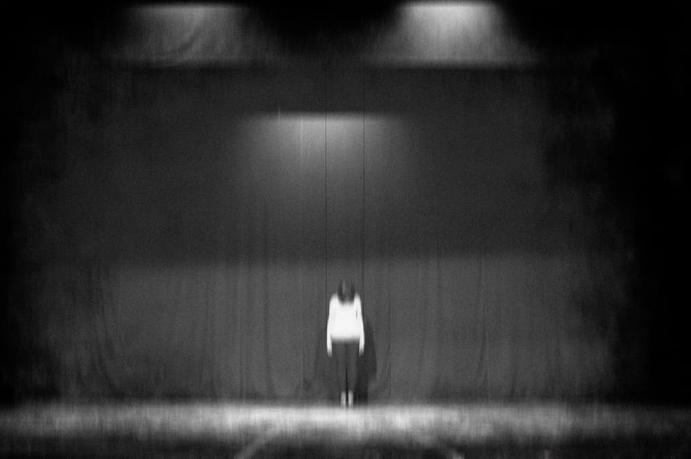 Lonely Spotlight Stage by Milena Seita — canvas wall art