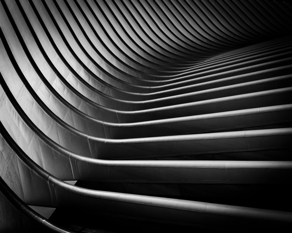 Modern Abstract Curves by Stefan Buder — canvas wall art
