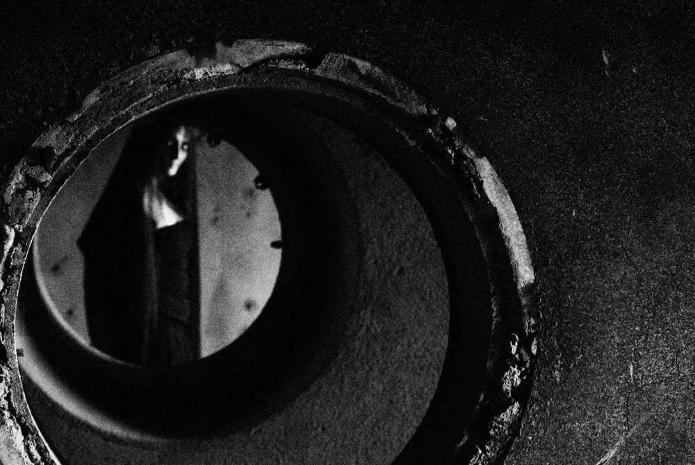 Mysterious Woman In Pipe by Milena Seita — canvas wall art