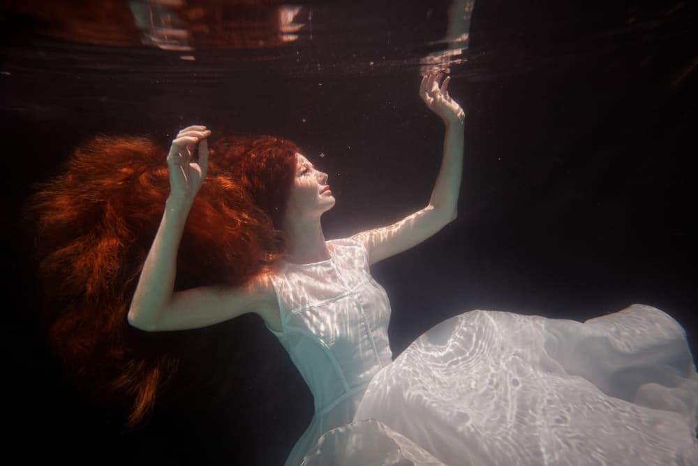 Ethereal Underwater Dream by Gabriela Slegrova — canvas wall art