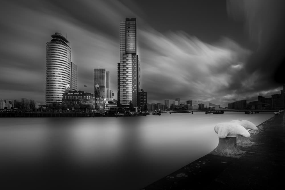Urban River Serenity by Greetje van Son — canvas wall art