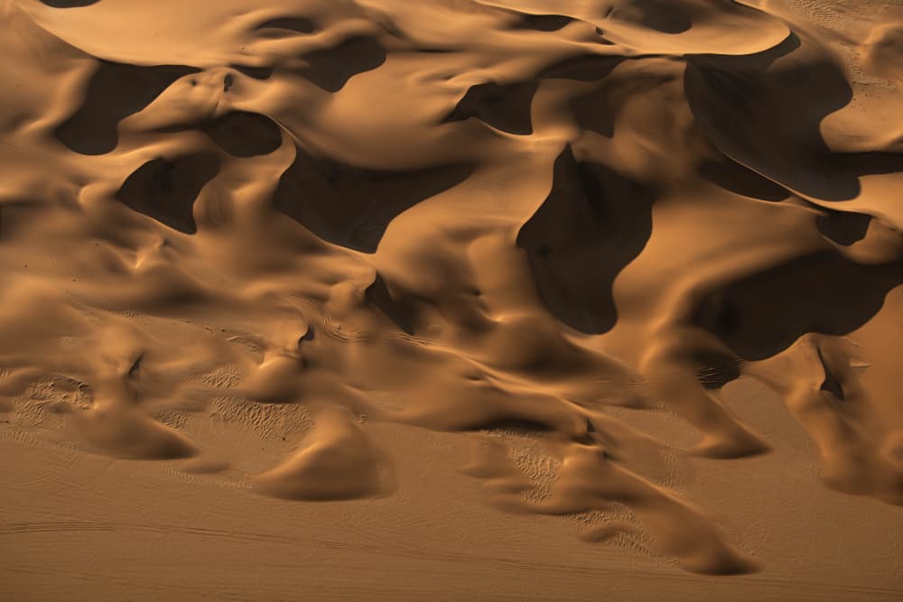 Golden Desert Dunes by Johan Enslin — canvas wall art