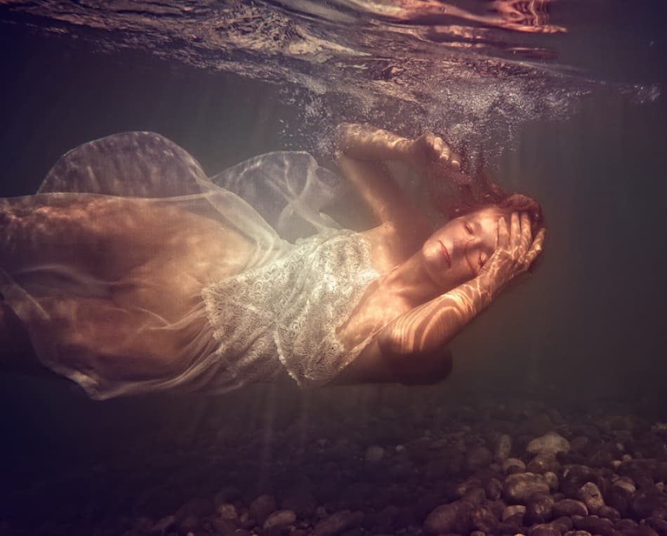 Serene Underwater Dream by Dmitry Frizel — canvas wall art