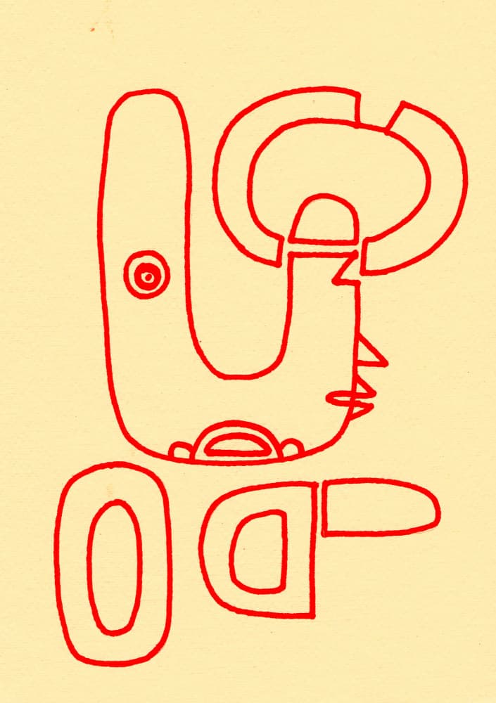 Playful Abstract Shapes by Santhosh ch — canvas wall art