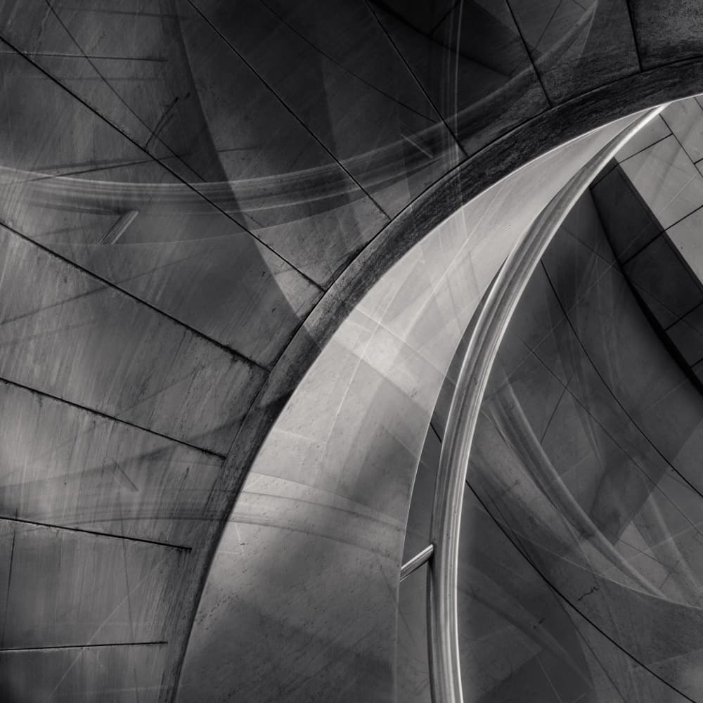 Modern Architectural Curves by Christian MARCEL — canvas wall art