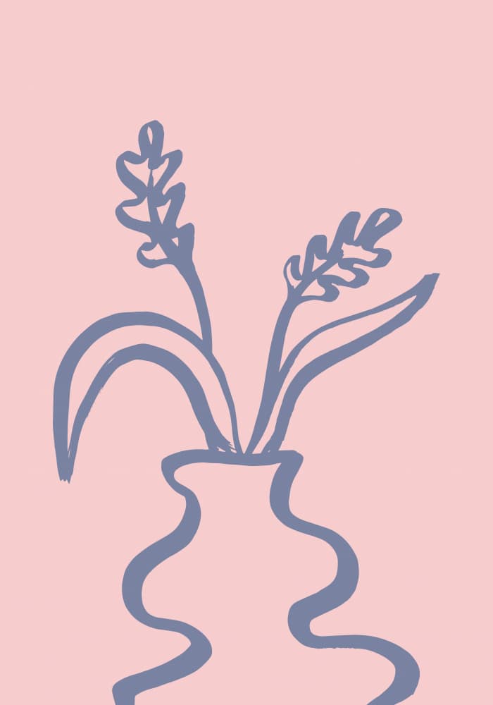 Soft Pink Florals by Studio JKN — canvas wall art