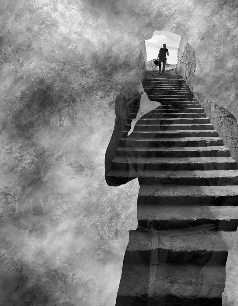 Mind's Ascent by Martin Agius — canvas wall art