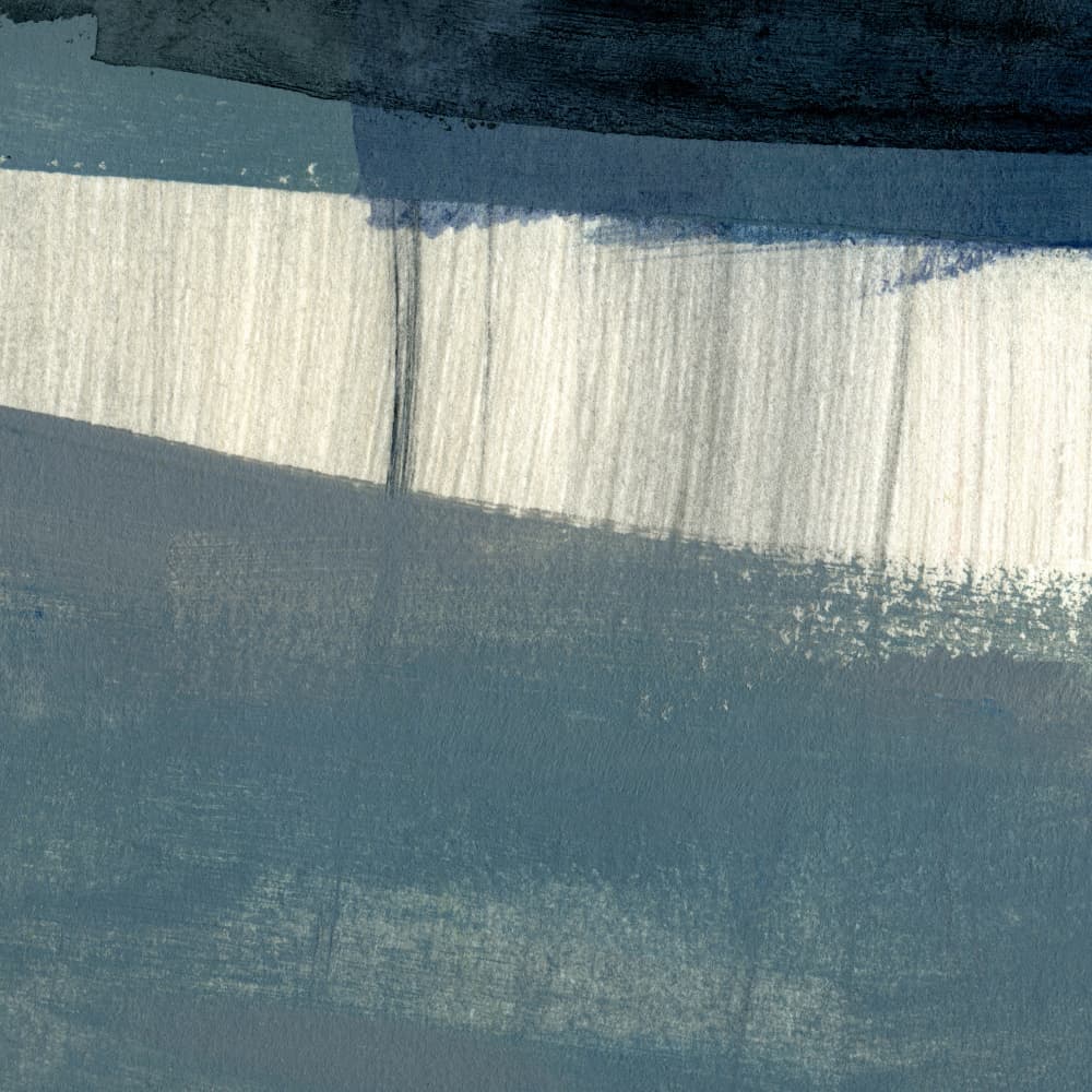 Blue Gray Minimalism by Jared Hankins — canvas wall art