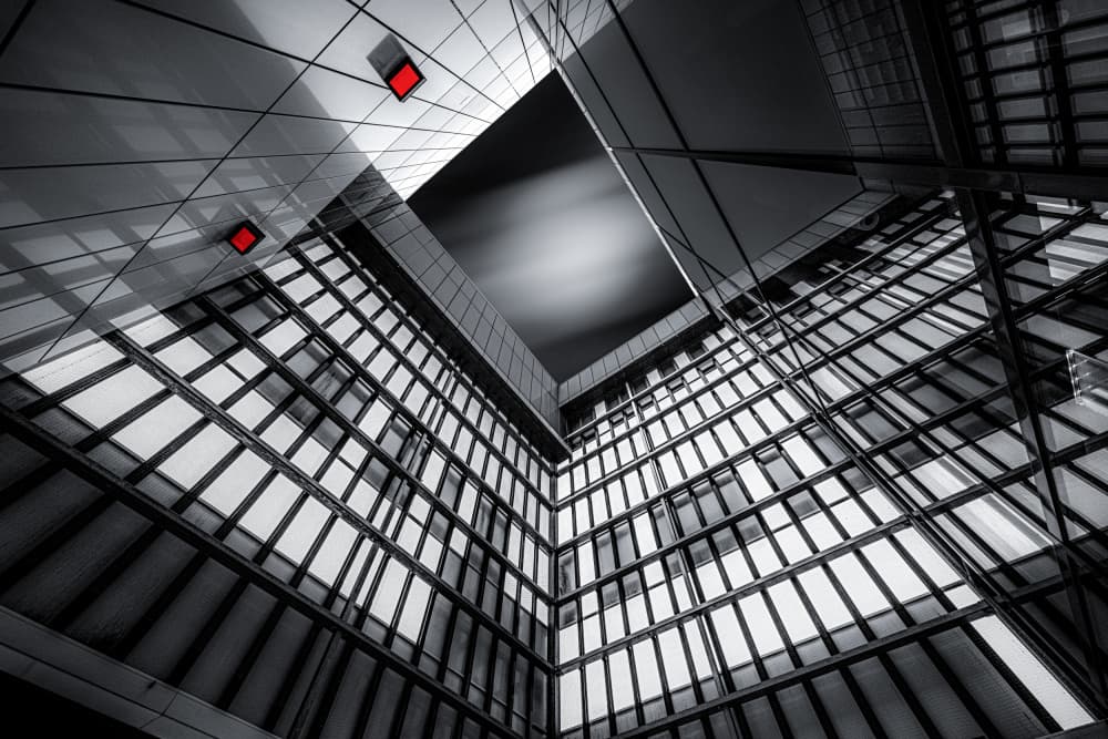 Modern Urban Geometry by Roland M Schwerdtfeger — canvas wall art