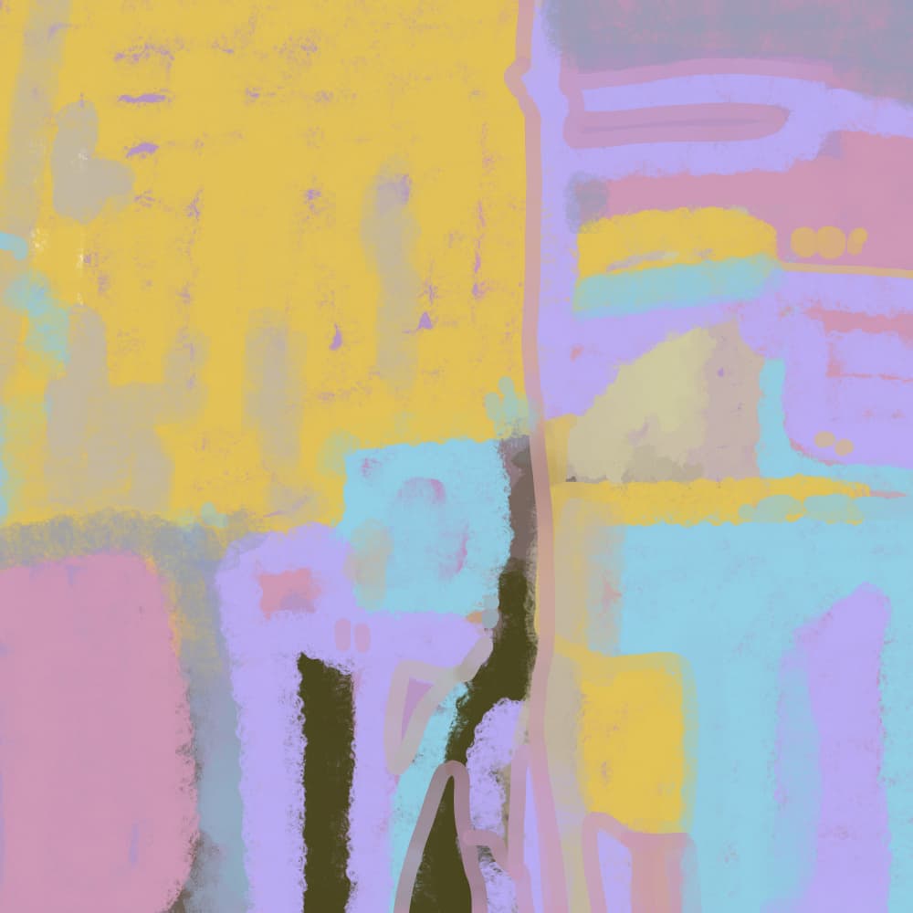 Modern Pastel Abstract by Josie George — canvas wall art