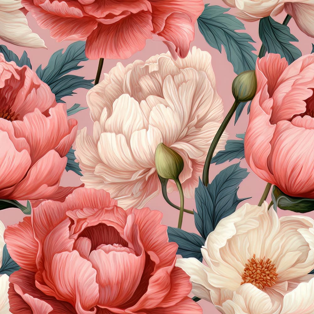 Vibrant Pink Floral Bloom by Bilge Paksoylu — canvas wall art