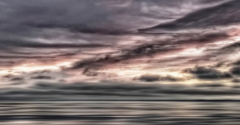 Dramatic Ocean Sky by Yvette Depaepe — canvas wall art