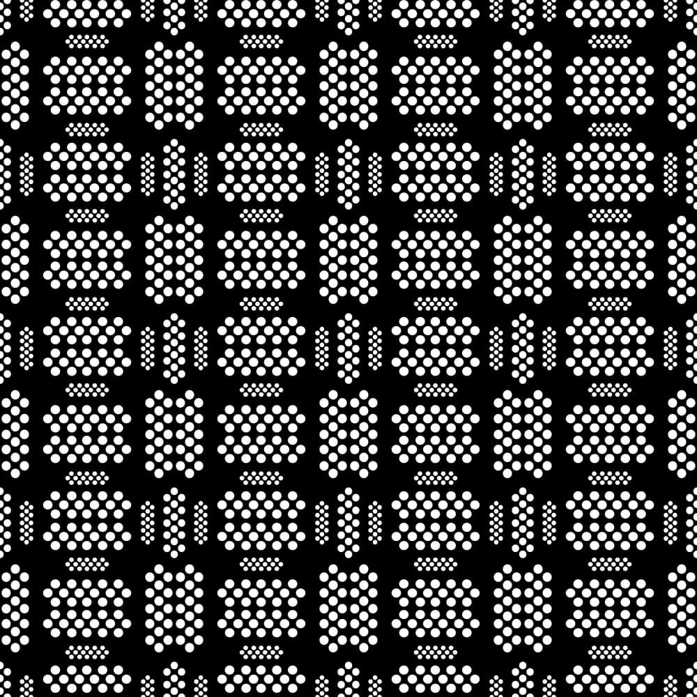 Geometric Dot Pattern by Michele Channell — canvas wall art