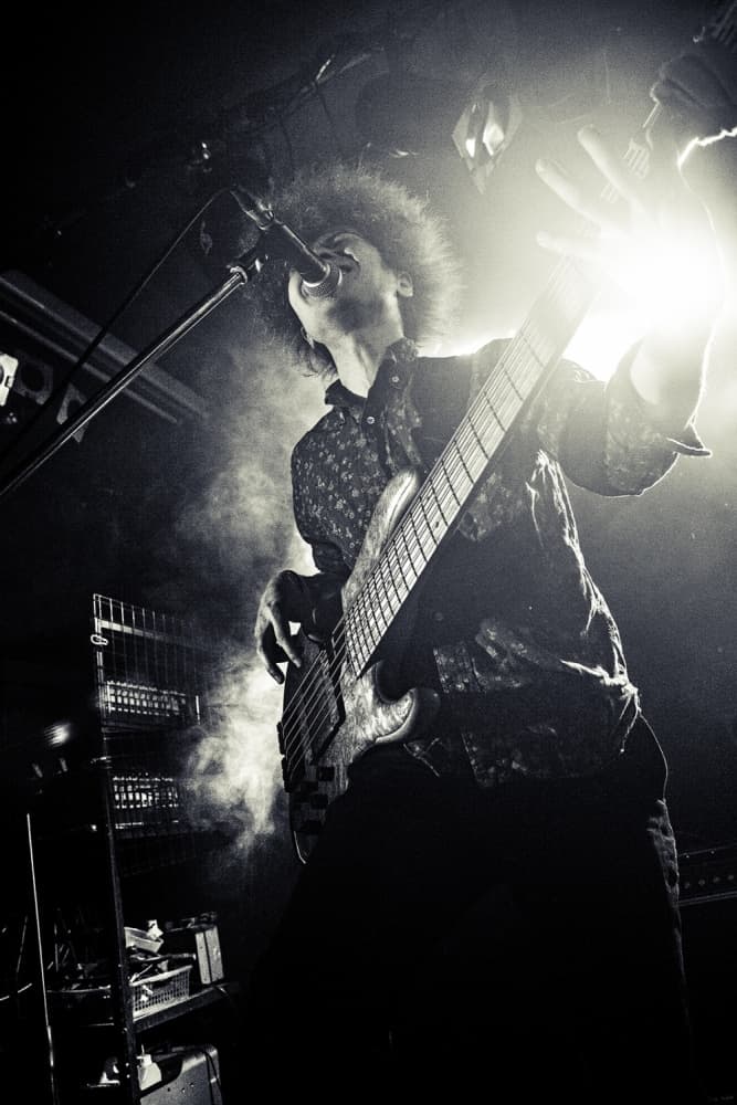 Spotlight Bass Performance by Kenji Nakamatsu — canvas wall art