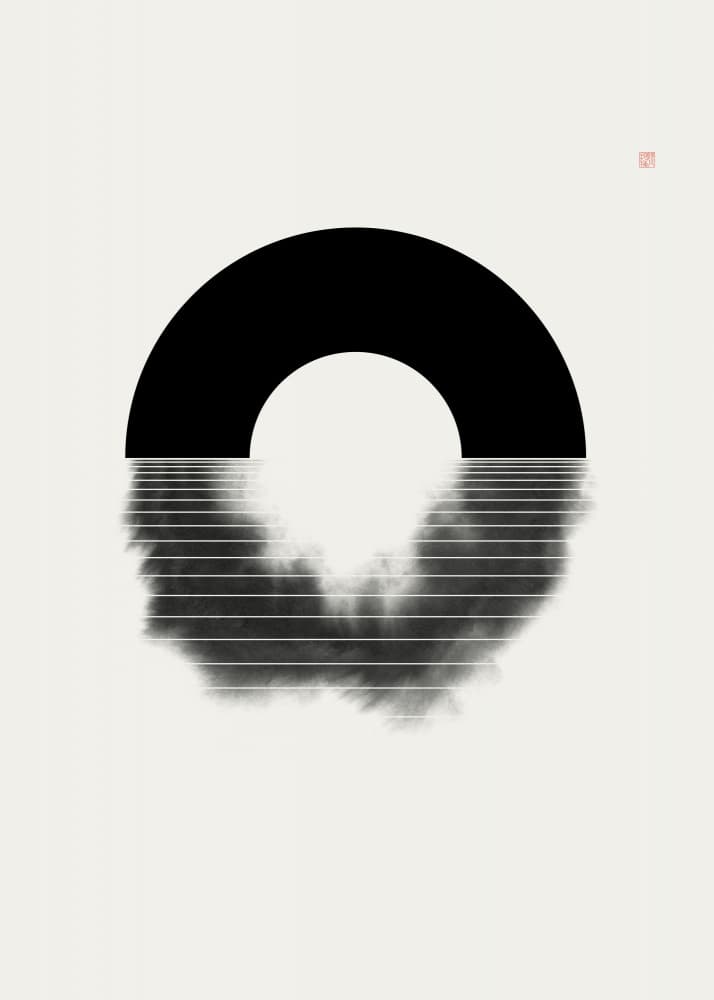 Minimalist Arch Reflection by Thoth Adan — canvas wall art