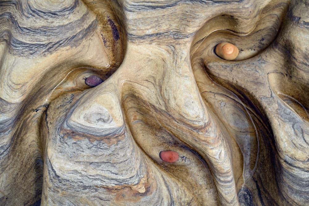 Nature's Stone Sculpture by Linda Wride — canvas wall art