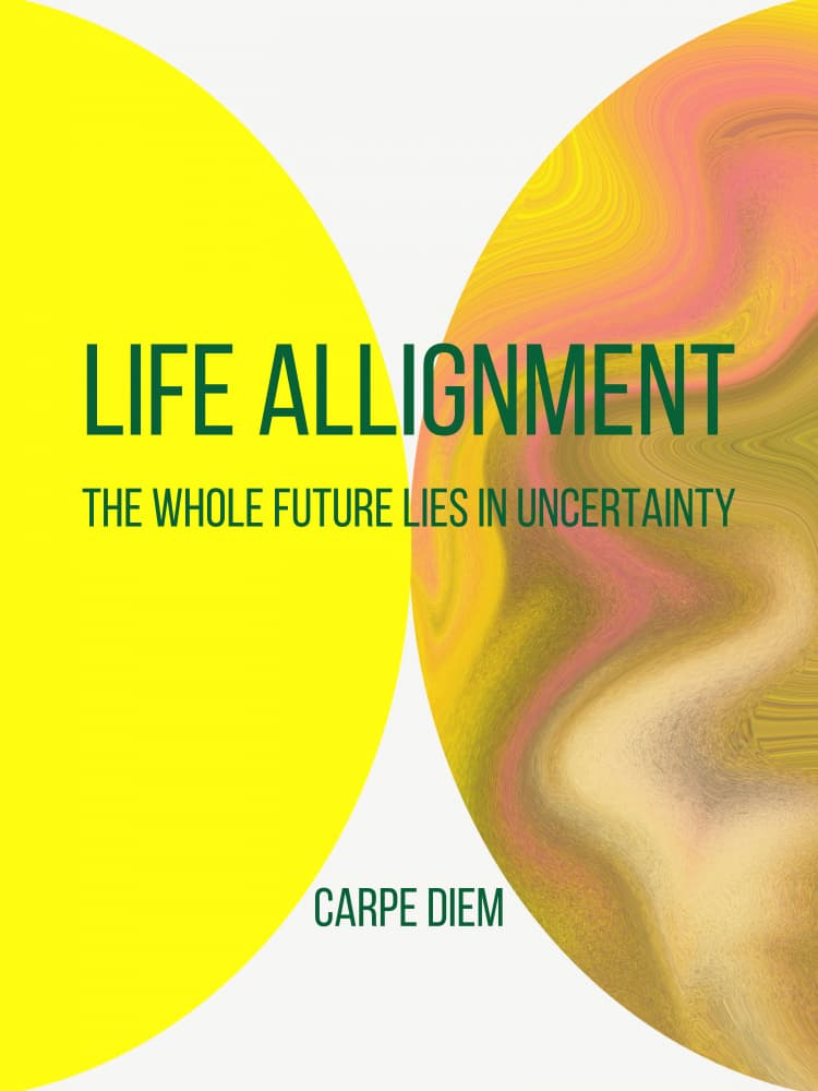 Life Alignment Carpe Diem by Little Dean — canvas wall art