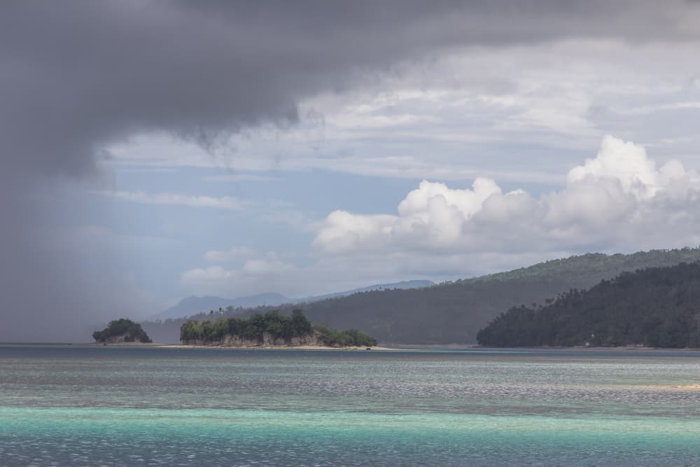 Rain Over Tropical Islands by Photolovers — canvas wall art