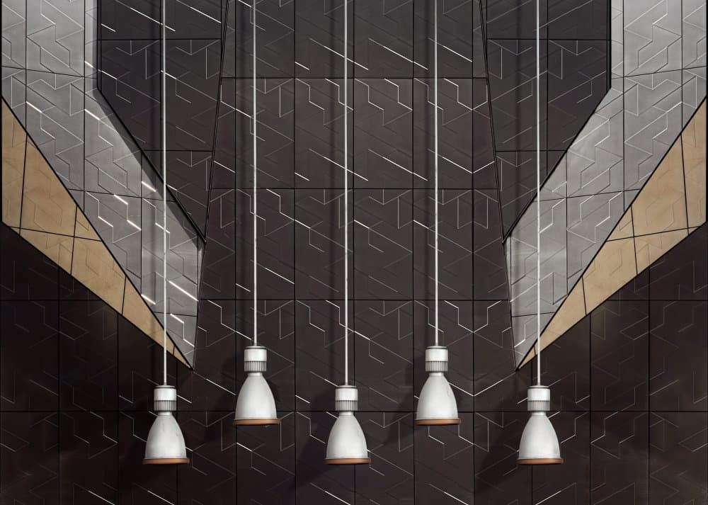 Modern Geometric Pendants by Tomasz Buczkowski ( Tomush ) — canvas wall art