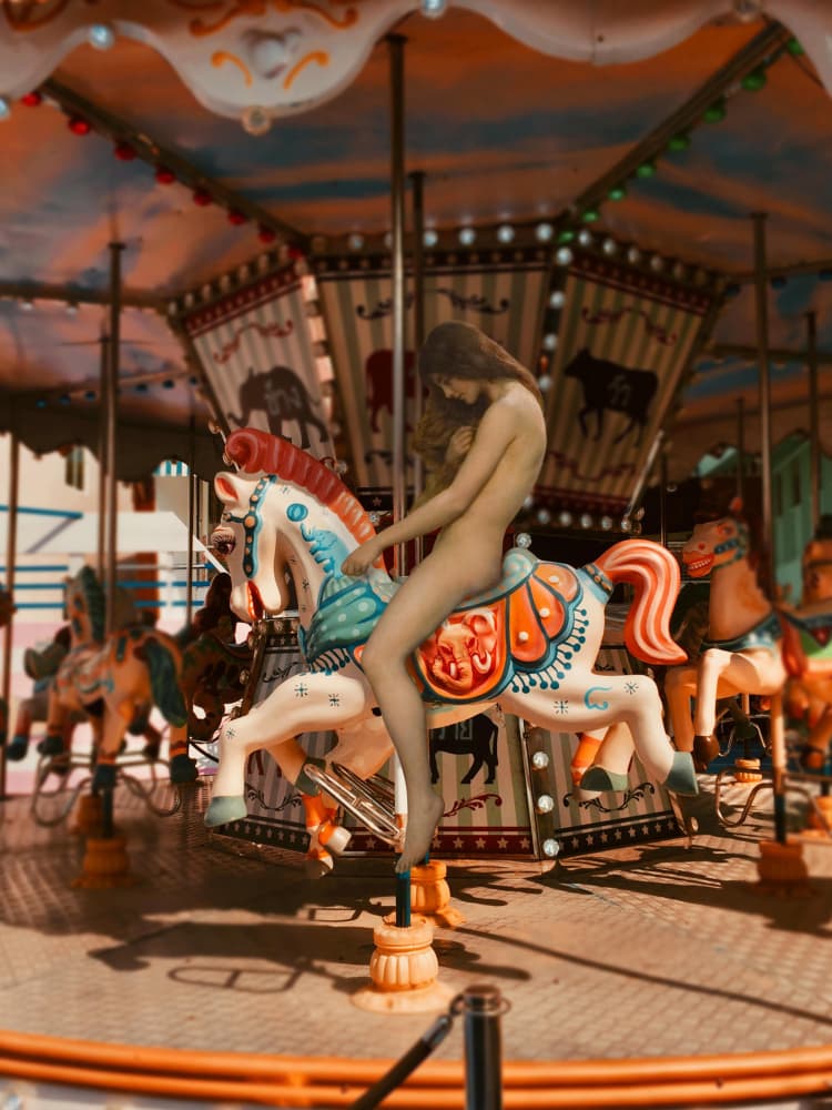 Carrousel Diva by Dikhotomy — canvas wall art