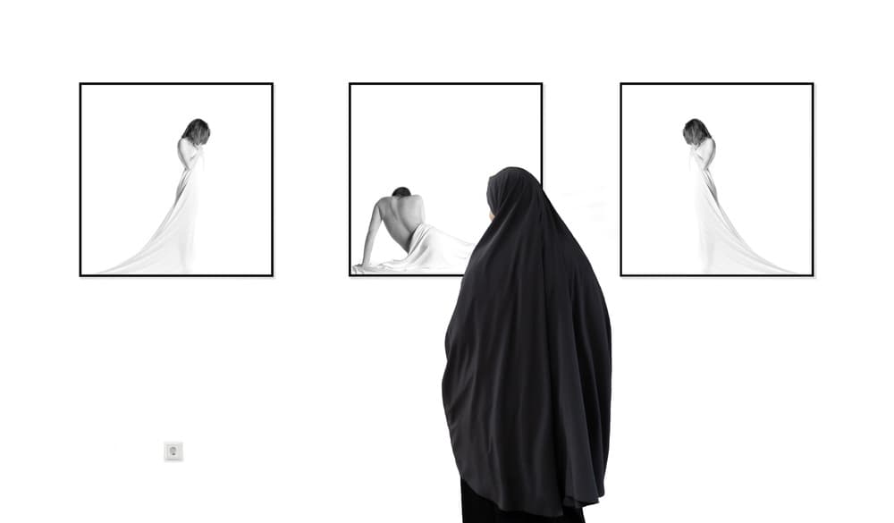 Veiled Woman Gallery by Huib Limberg — canvas wall art