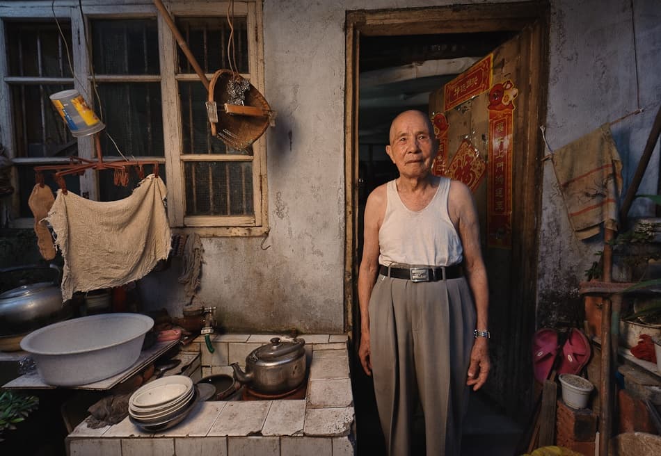 Chinese Elder's Humble Home by Nicolas Marino — canvas wall art