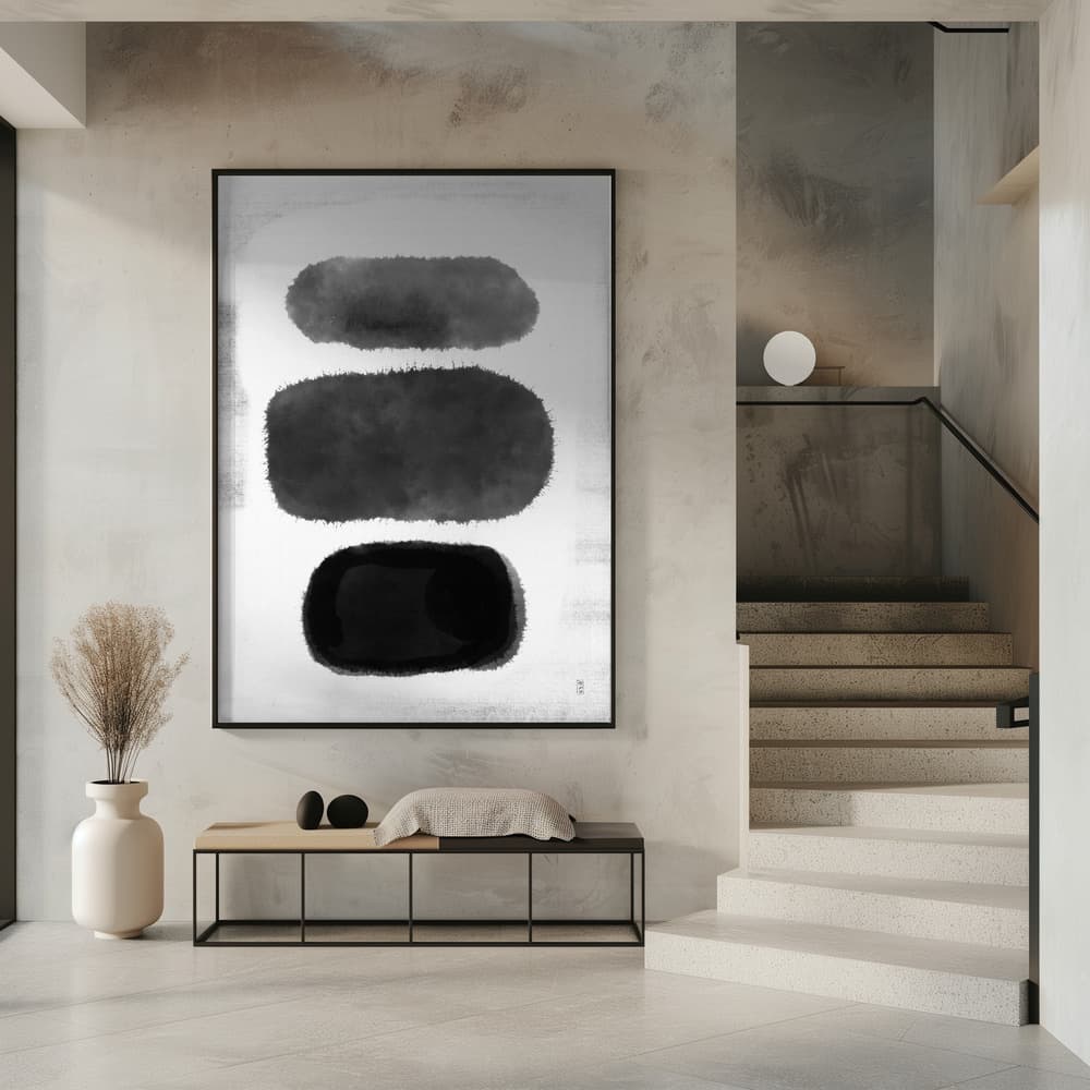 Abstract Ink Balance by Martino Pietropoli — canvas wall art