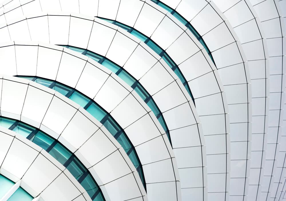Modern Architectural Curves by Greetje van Son — canvas wall art
