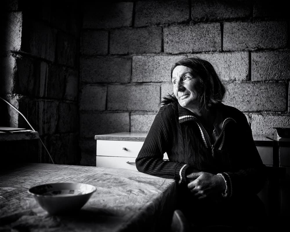 Thoughtful Woman's Gaze by Marcel Rebro — canvas wall art