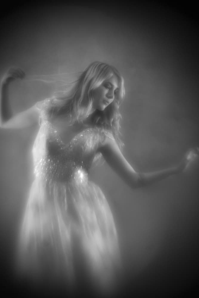 Ethereal Glowing Woman by Mel Brackstone — canvas wall art