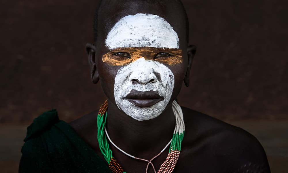 Intense Tribal Gaze by Joxe Inazio Kuesta Garmendia — canvas wall art